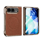 Litchi Texture Magnetic Integrated Film Phone Case, For iPhone Duo