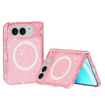 Terminator Style Glitter Powder MagSafe Magnetic Phone Case, For iPhone Duo