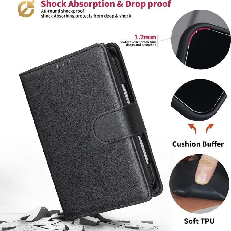 Litchi Texture RFID Anti-theft Leather Phone Case, For iPhone Duo