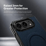 Granular Texture Magnetic Integrated Film Phone Case, For iPhone Duo