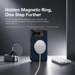 Granular Texture Magnetic Integrated Film Phone Case, For iPhone Duo