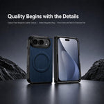 Granular Texture Magnetic Integrated Film Phone Case, For iPhone Duo