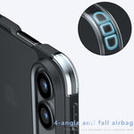 Armor Big Pore PC Hybrid TPU Phone Case, For iPhone Duo