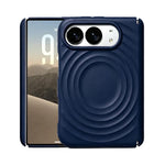 Dual Axis Liquid Silicone Wave Magnetic Phone Case, For iPhone Duo