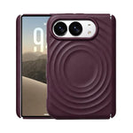 Dual Axis Liquid Silicone Wave Magnetic Phone Case, For iPhone Duo