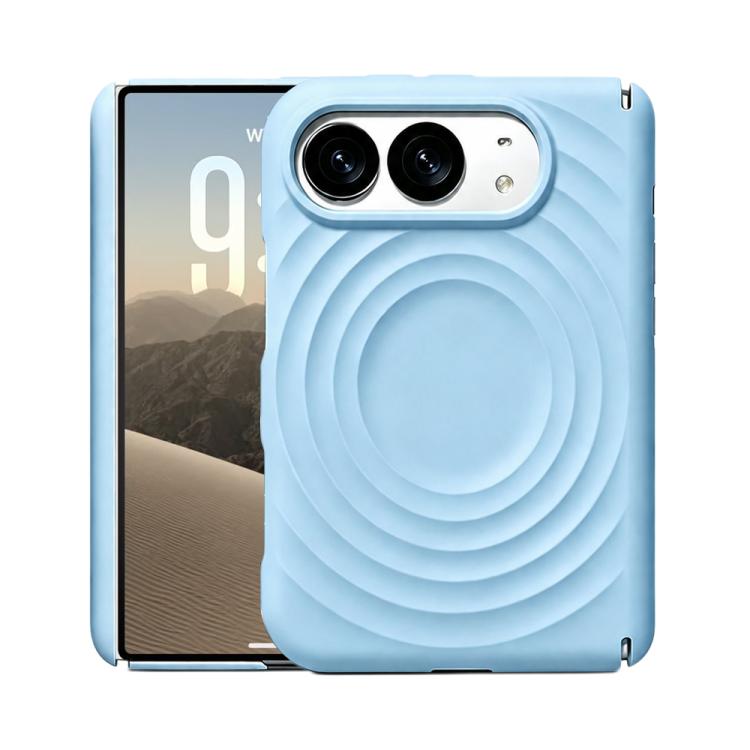 Dual Axis Liquid Silicone Wave Magnetic Phone Case, For iPhone Duo