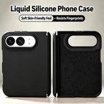 Dual Axis Liquid Silicone Wave Phone Case, For iPhone Duo