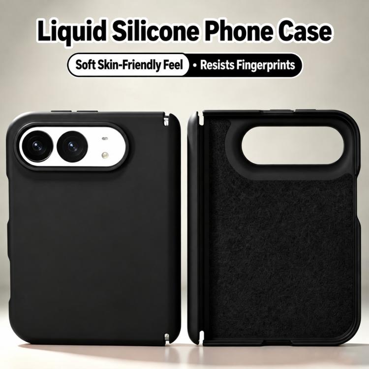 Dual Axis Liquid Silicone Wave Phone Case, For iPhone Duo
