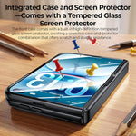 Integrated Shell And Flim Translucent Spring Hinge Phone Case, For iPhone Duo