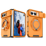 Sliding Camshield Ring Holder Phone Case, For iPhone Duo