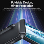 Spray-Coated Spring Hinge Integrated Film Phone Case, For iPhone Duo