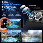 XDcase AF + AR Hawkeye Bling Camera Lens Protector, For iPhone Duo