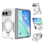 Shockproof Protective TPU Hybrid PC Ring Holder Magnetic Phone Case, For iPhone Duo