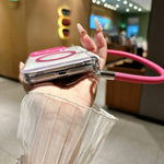 Side Buckle Hinge Magnetic Phone Case with Strap, For iPhone Duo