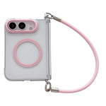 Side Buckle Hinge Magnetic Phone Case with Strap, For iPhone Duo