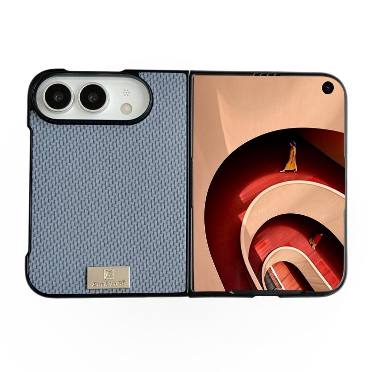 Braided Leather Texture PC Phone Case, For iPhone Duo
