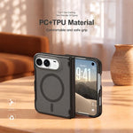 XDcase Frosted Magnetic Phone Case with Hinge Guard, For iPhone Duo