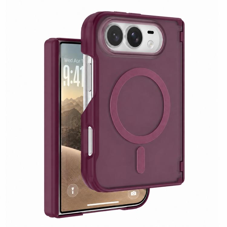 XDcase Frosted Magnetic Phone Case with Hinge Guard, For iPhone Duo