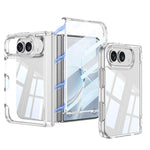 GKK Magnetic Clear Foldable Hinge Phone Case, For iPhone Duo