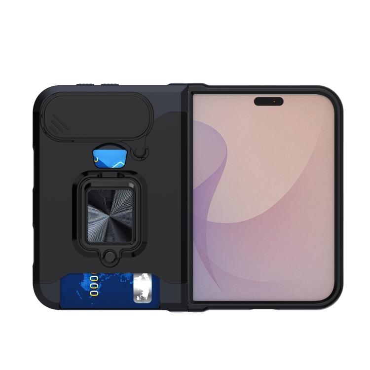 Camera Shield Card Slot PC+TPU Phone Case, For iPhone Duo