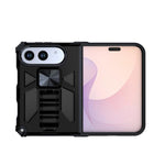 Shockproof TPU + PC Phone Case with Holder, For iPhone Duo