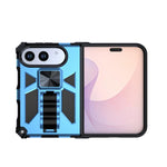 Shockproof TPU + PC Phone Case with Holder, For iPhone Duo