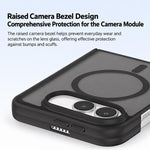 Dual-Hinge Magnetic Frosted PC Phone Case, For iPhone Duo