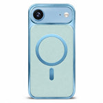 High-Gloss Leather-textured Back Magnetic Phone Case, For iPhone Air