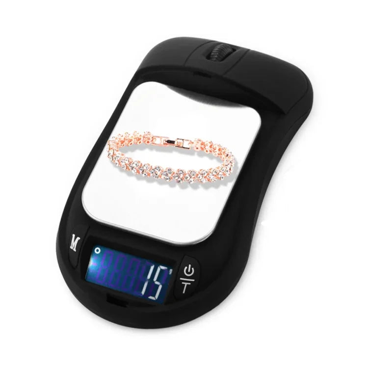 Mausförmige hochpräzise elektronische Diamant-Schmuckwaage (0,01 g ~ 100 g), ohne Batterien, Maus 100 g