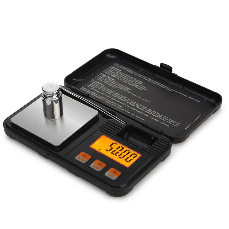 200g/0.01g Hochpräzise tragbare Schmuckwaage Mini-Elektronikwaage Präzisions-Karat-Elektronikwaage, 200g/0.01g
