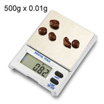 M-18 500g x 0,01g Hochpräzise digitale elektronische Schmuckwaage mit 1,5-Zoll-LCD-Bildschirm, 500g/0,01g