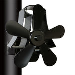 YL-106 5-Blatt Hochtemperatur-Aluminium-Wärmebetriebener Kaminofen-Ventilator, YL-106 (Silber), YL-106 (Weiß), YL-106 (Schwarz), YL-106 (Bronze), YL-106 (Grau), YL-106 (Gold), YL-106 (Rosenrot)