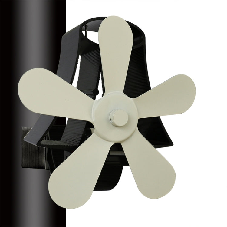 YL-106 5-Blatt Hochtemperatur-Aluminium-Wärmebetriebener Kaminofen-Ventilator, YL-106 (Silber), YL-106 (Weiß), YL-106 (Schwarz), YL-106 (Bronze), YL-106 (Grau), YL-106 (Gold), YL-106 (Rosenrot)
