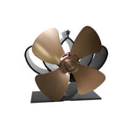 YL201 4-Blatt Hochtemperatur-Metall-Wärmebetriebener Kaminofenventilator, YL201 (Schwarz), YL201 (Bronze), YL201 (Grau), YL201 (Gold), YL201 (Rosenrot), YL201 (Silber)