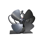 YL201 4-Blatt Hochtemperatur-Metall-Wärmebetriebener Kaminofenventilator, YL201 (Schwarz), YL201 (Bronze), YL201 (Grau), YL201 (Gold), YL201 (Rosenrot), YL201 (Silber)