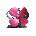 YL201 4-Blatt Hochtemperatur-Metall-Wärmebetriebener Kaminofenventilator, YL201 (Schwarz), YL201 (Bronze), YL201 (Grau), YL201 (Gold), YL201 (Rosenrot), YL201 (Silber)