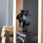 YL401 3-Blatt Hochtemperatur Metall Wärmebetriebener Kaminofenventilator, YL401 (Schwarz), YL401 (Bronze), YL401 (Gold), YL401 (Silber), YL401 (Weiß)