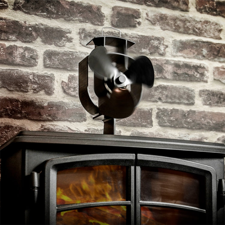 YL401 3-Blatt Hochtemperatur Metall Wärmebetriebener Kaminofenventilator, YL401 (Schwarz), YL401 (Bronze), YL401 (Gold), YL401 (Silber), YL401 (Weiß)