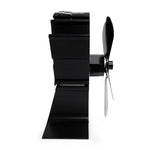 YL602 5-Blatt Hochtemperatur-Metall-Wärmebetriebener Kaminofenventilator, YL602 (Schwarz), YL602 (Bronze), YL602 (Grau), YL602 (Gold), YL602 (Rosenrot), YL602 (Silber)