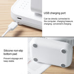 D606 4W USB Wiederaufladbarer Tragbarer Vier-Stufen Einstellbarer Tischventilator, USB