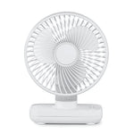 D606 4W USB Wiederaufladbarer Tragbarer Vier-Stufen Einstellbarer Tischventilator, USB