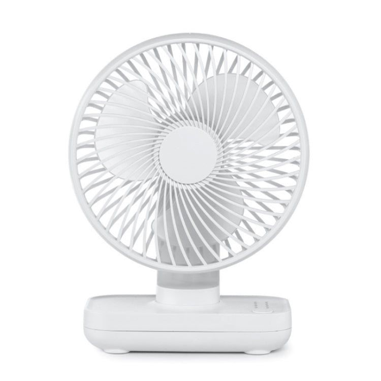 D606 4W USB Wiederaufladbarer Tragbarer Vier-Stufen Einstellbarer Tischventilator, USB