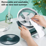 F701 Schreibtisch-Ventilator mit LED-Anzeige