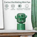 F6 Kaktus Tragbarer Mini-Ventilator USB Schüttelkopf Handheld Schreibtisch Ventilator Elektrisch