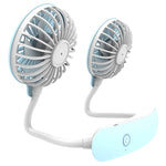 F6 Outdoor Mini-Halsventilator zum Aufladen über USB, fauler kleiner Ventilator
