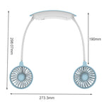 F6 Outdoor Mini-Halsventilator zum Aufladen über USB, fauler kleiner Ventilator