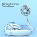 F6 Outdoor Mini-Halsventilator zum Aufladen über USB, fauler kleiner Ventilator