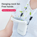 F20 Galvanisierter Handventilator Tragbarer Desktop Faltbarer Mute USB-Halsventilator, F20 (Pink), F20 (Grün), F20 (Blau), F20 (Weiß)