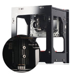 NEJE 1500mW 405NM Blau + Violettes Licht Lasermodul Zubehör für DIY Laser Engraver Drucker, 1500mAh