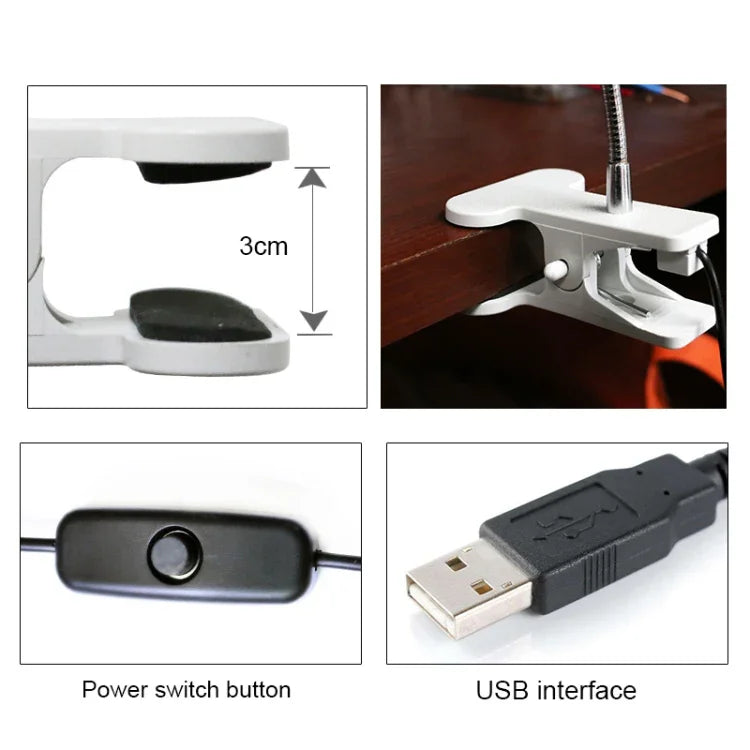 USB DC 5V Arm-Clip-UV-Desinfektionslampe, Arm-Clip-UV-Desinfektionslampe